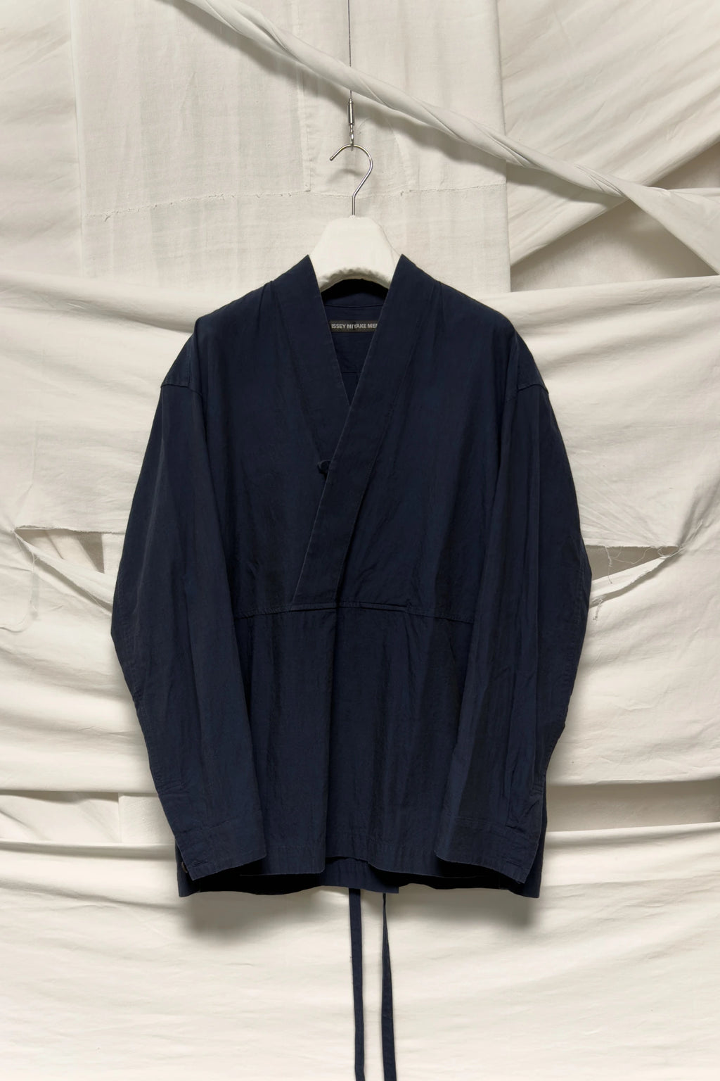 Issey Miyake Men SS18 cropped kimono shirt – styled view | Recente Studio