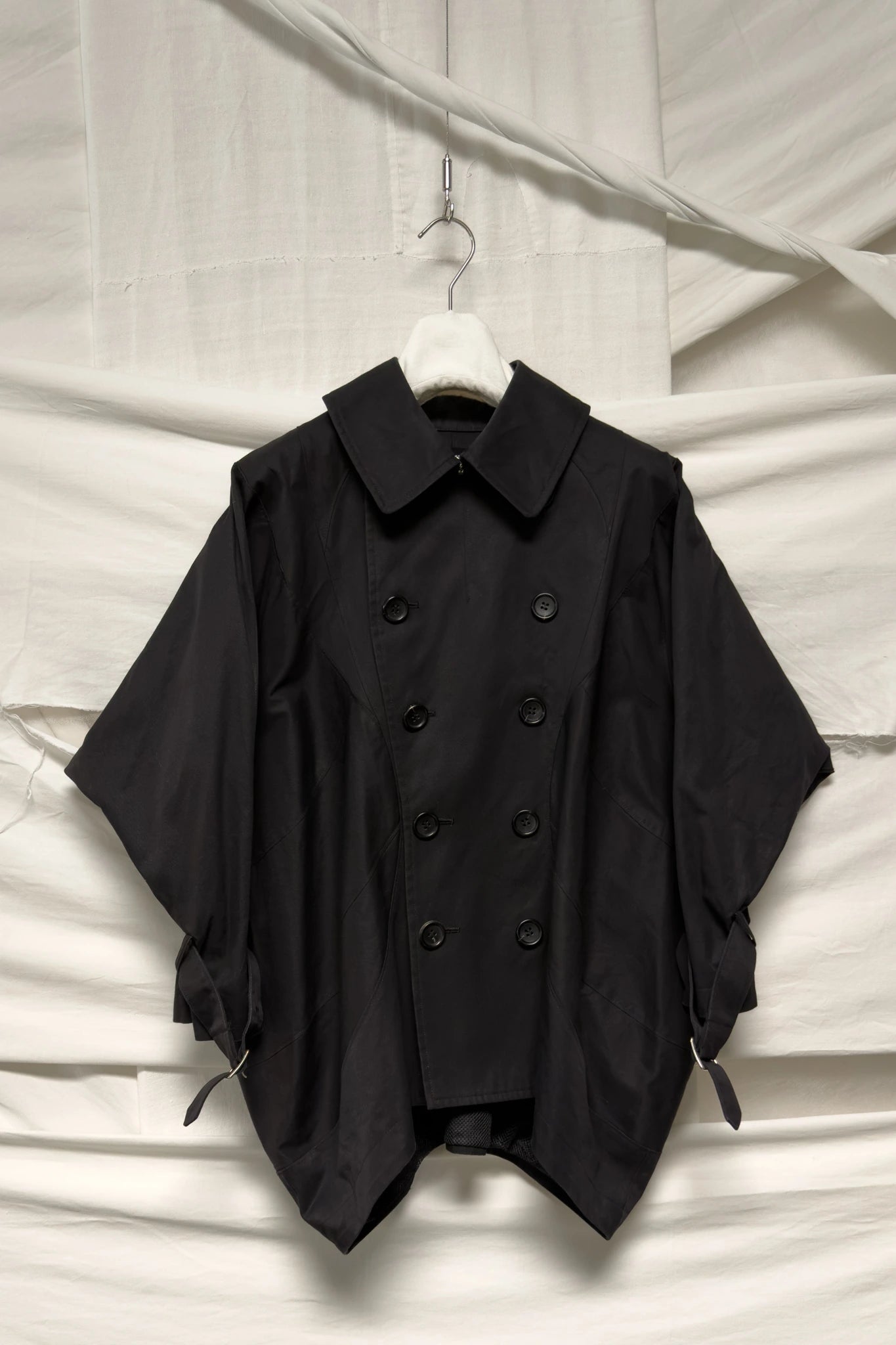 Junya Watanabe SS13 cropped trench coat – styled view | Recente Studio