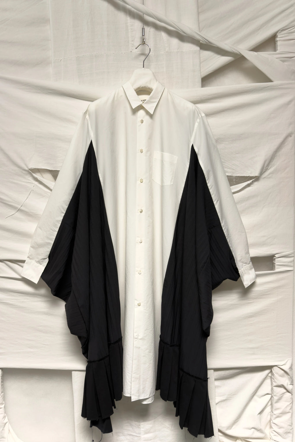 Junya Watanabe A/W 2021 oversized flying shirt dress – back view | Recente Studio