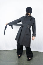 Y's Yohji Yamamoto x Mackintosh trench coat – side view | Recente Studio
