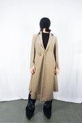 Undercover A/W 2016 pleated velvet coat – front view | Recente Studio