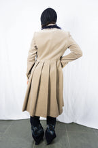 Undercover AW16 pleated velvet coat – pleat detail | Recente Studio