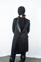 Undercover S/S 2014 deconstructed PVC detail coat – front view | Recente Studio
