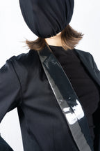 Undercover SS14 deconstructed PVC detail coat – side view | Recente Studio
