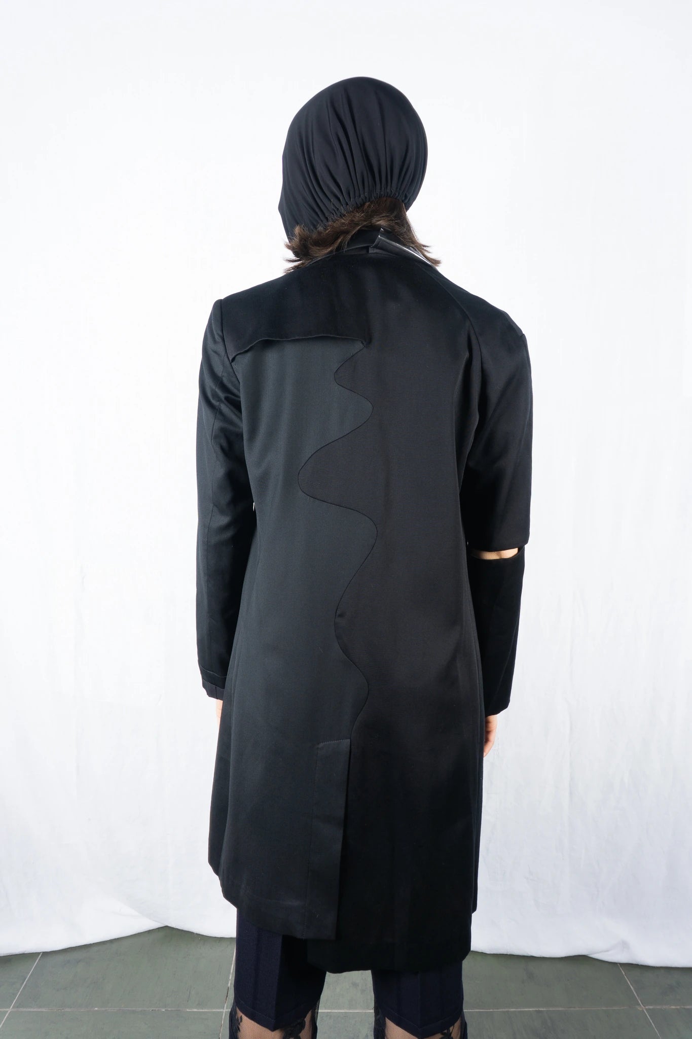 Undercover S/S 2014 deconstructed PVC detail coat – PVC detail | Recente Studio