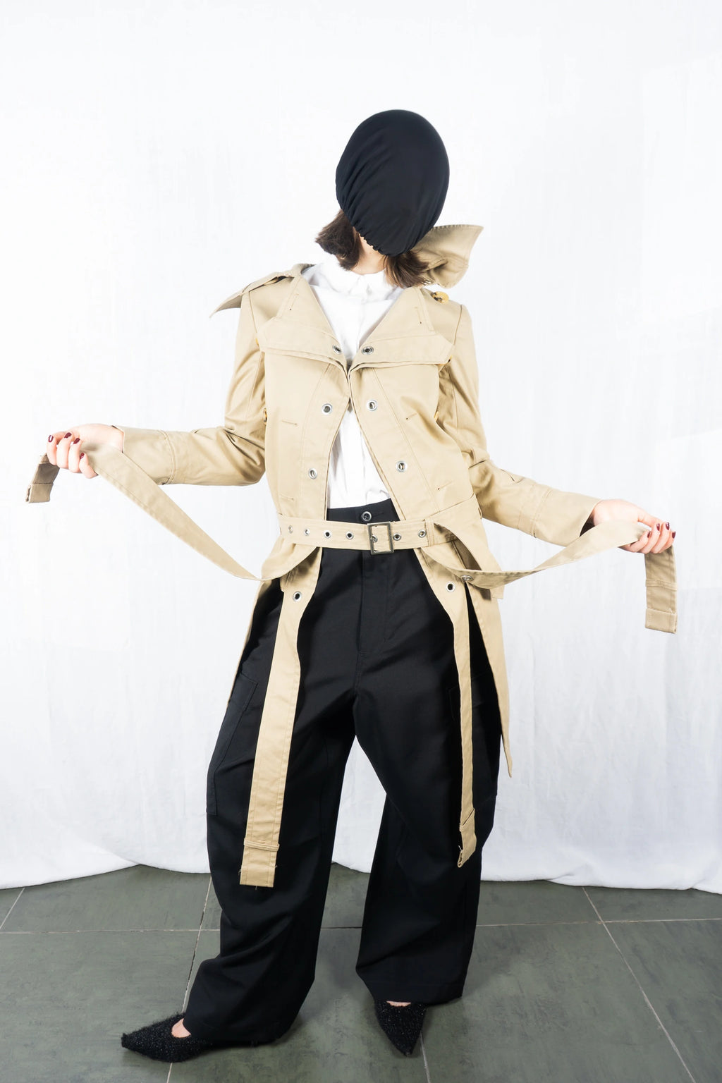 Junya Watanabe SS06 deconstructed trench – hem detail | Recente Studio