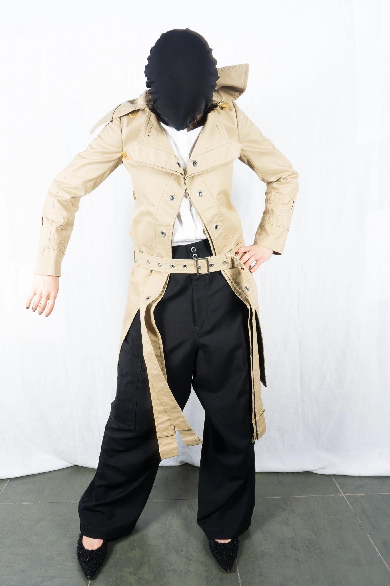 Junya Watanabe SS06 deconstructed trench – side view | Recente Studio