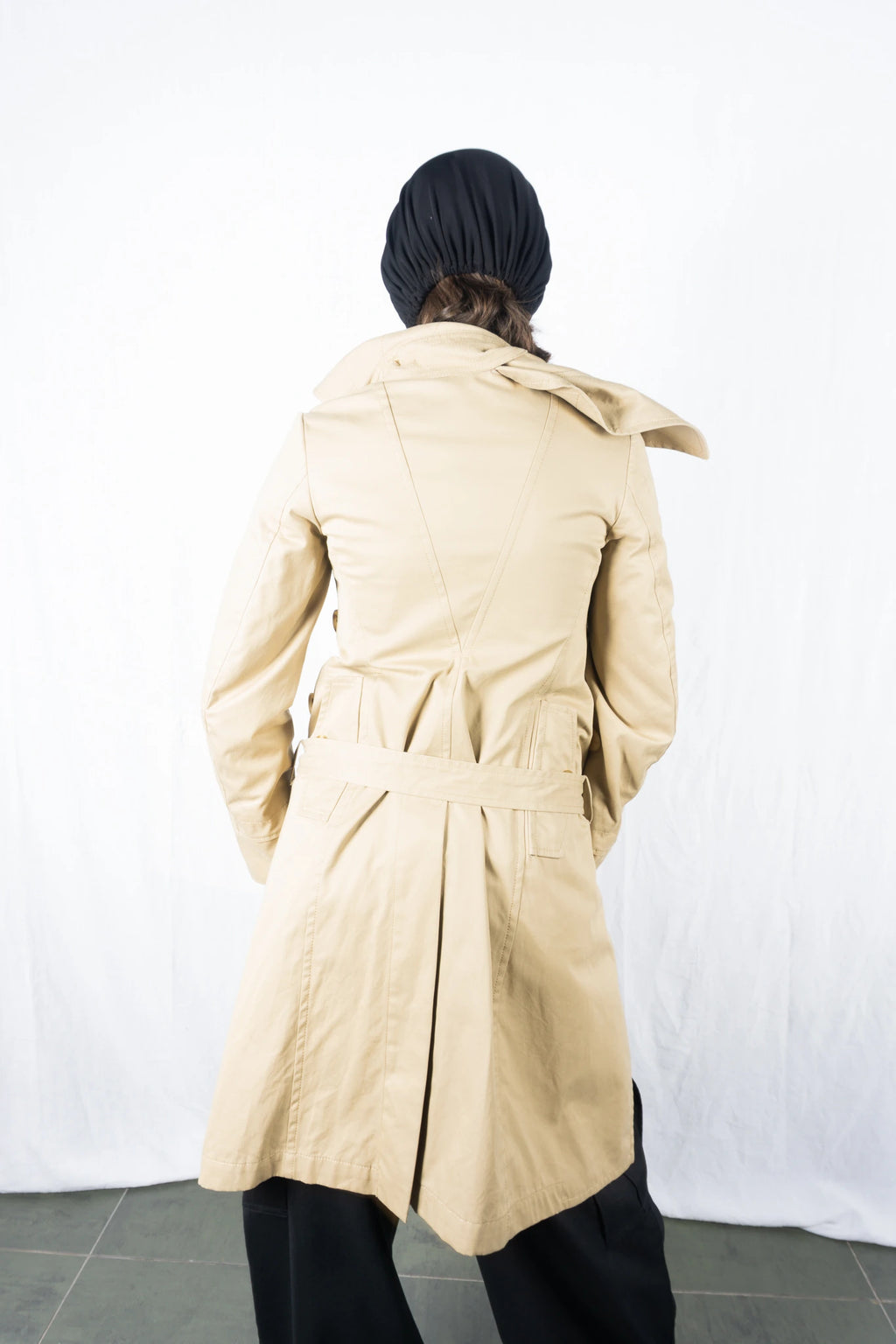 Junya Watanabe SS06 deconstructed trench – collar detail | Recente Studio