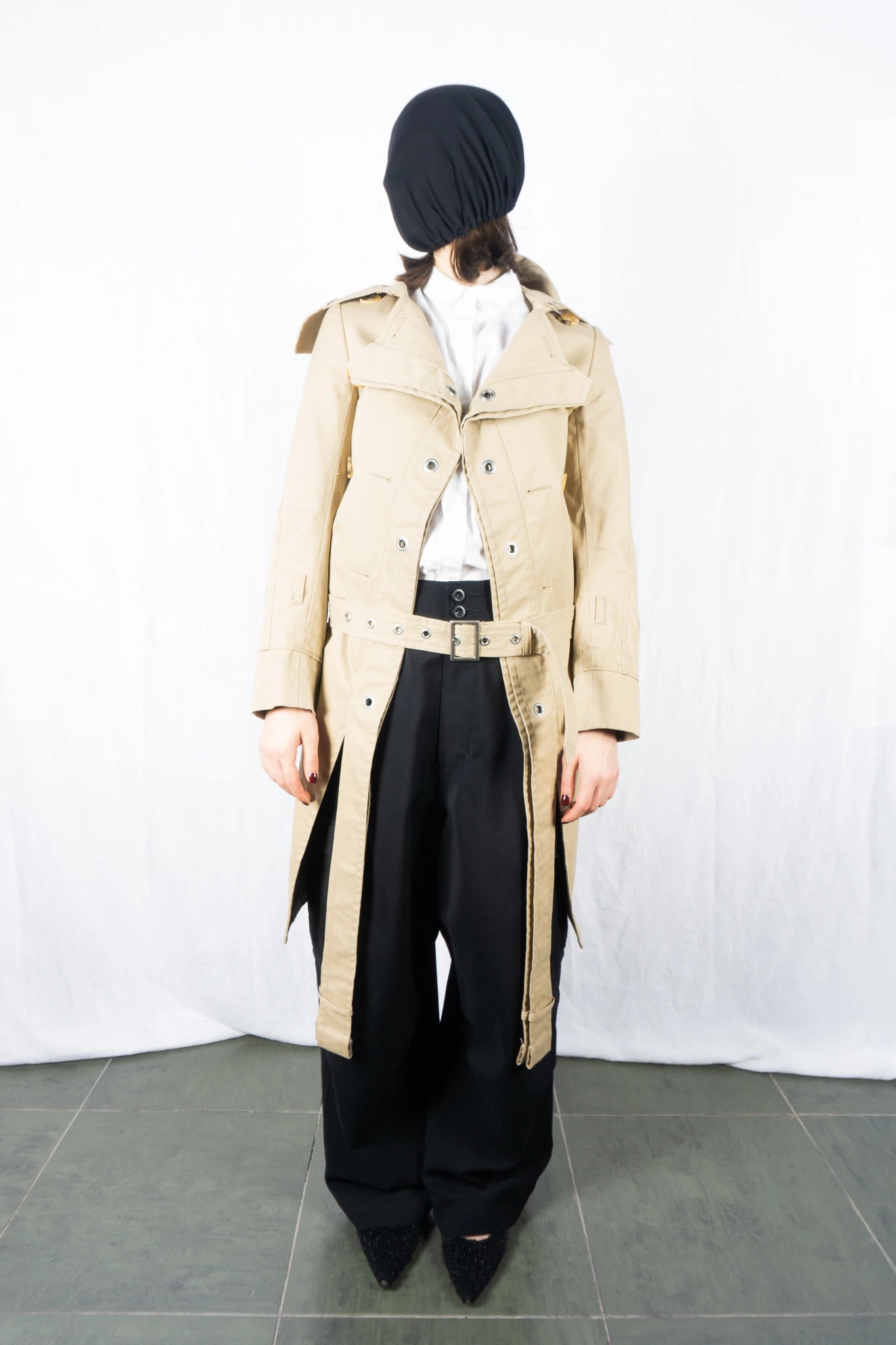 Junya Watanabe Comme des Garçons S/S 2006 deconstructed trench – front view | Recente Studio