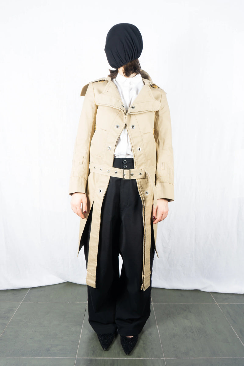 Junya Watanabe Comme des Garçons S/S 2006 deconstructed trench – front view | Recente Studio