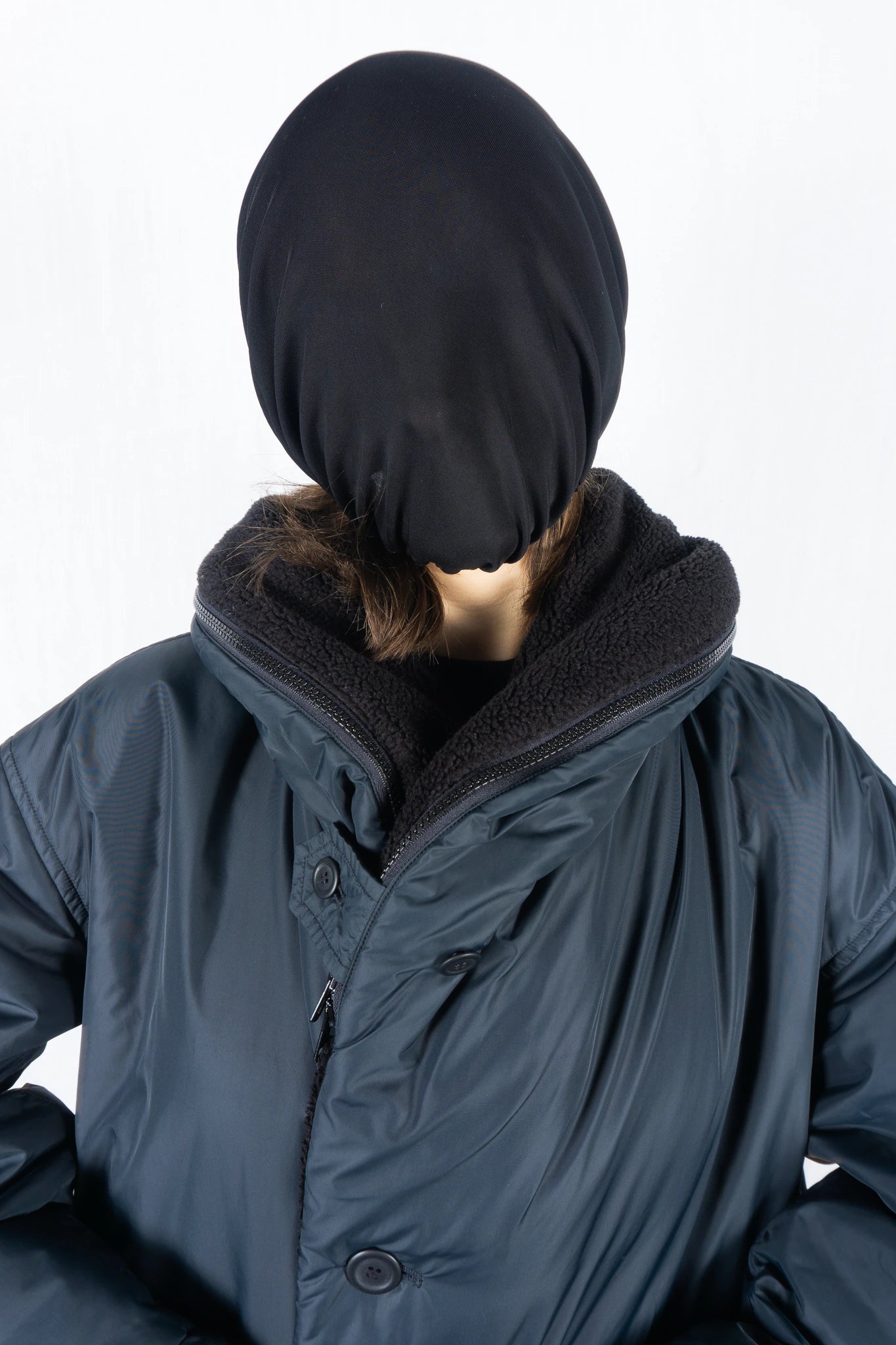 Issey Miyake Wind Coat 1980s – full length back | Recente Studio