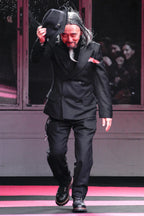 Yohji Yamamoto Pour Homme A/W 2013 double-breasted jacket – runway detail | Recente Studio