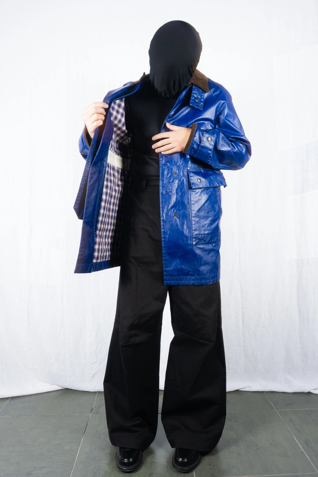 Junya Watanabe Man S/S 2012 resin trench coat – back view | Recente Studio
