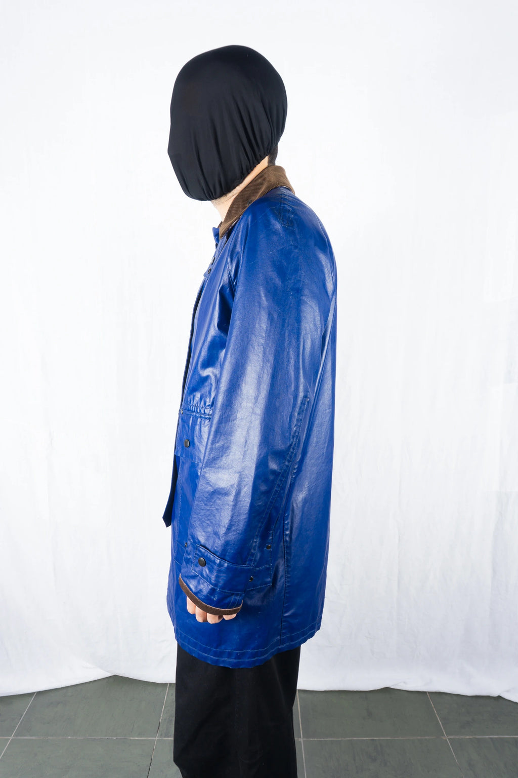 Junya Watanabe Man S/S 2012 resin trench coat – collar detail | Recente Studio