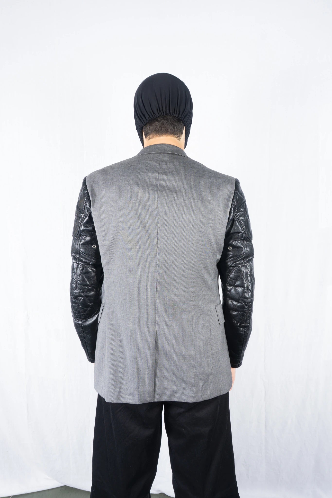 Junya Watanabe Man AW16 leather sleeves jacket – sleeve detail | Recente Studio