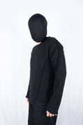 Yohji Yamamoto Pour Homme A/W 2016 asymmetrical sweater – front view | Recente Studio
