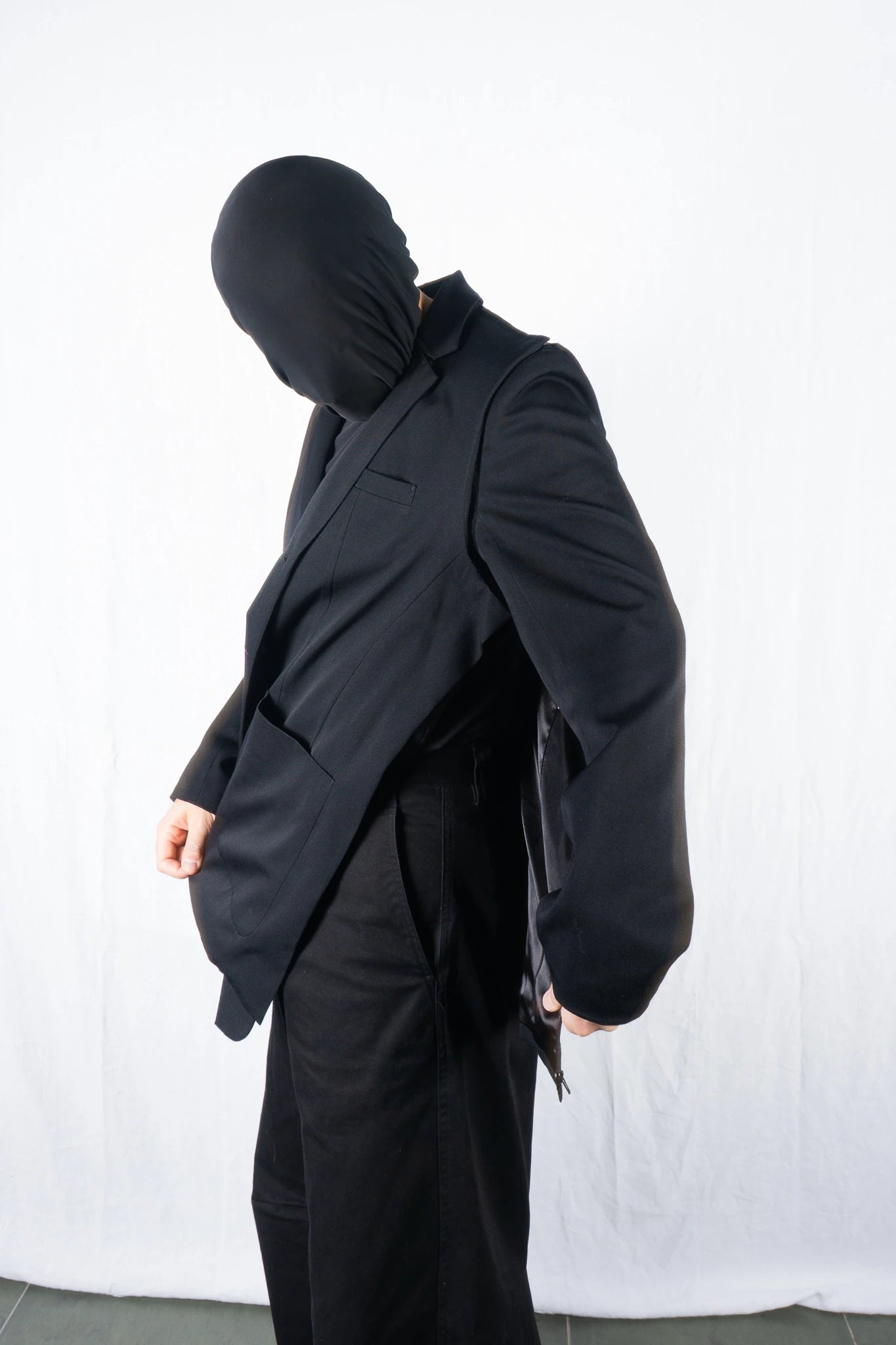 Undercover AW98 "Small Parts" deconstructed jacket – back view | Recente Studio