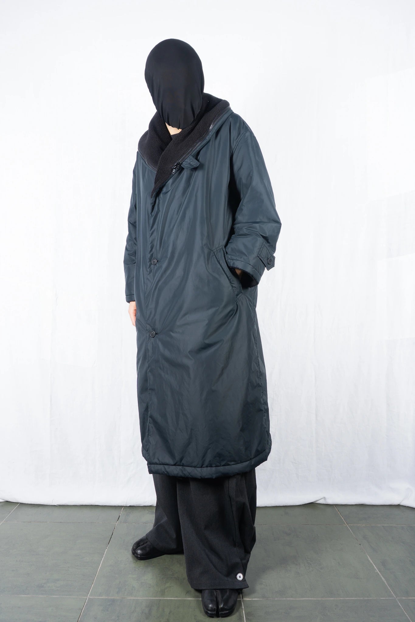 Issey Miyake Wind Coat 1980s – back view | Recente Studio