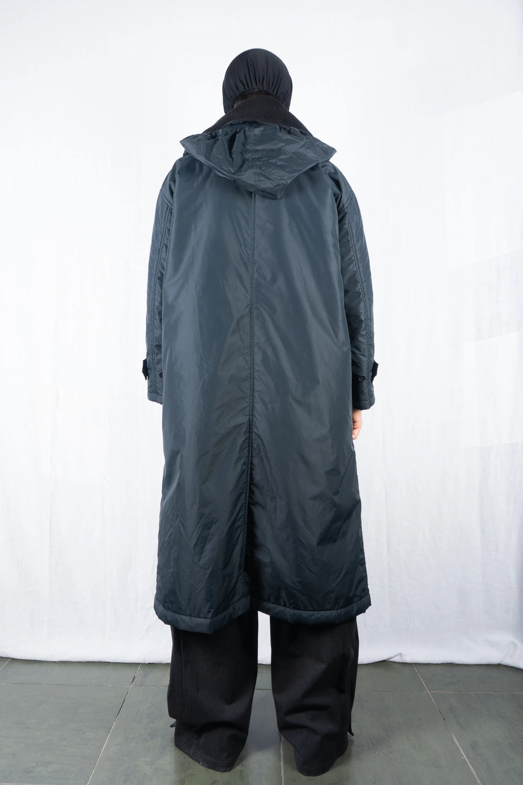 Issey Miyake Wind Coat 80s – nylon texture detail | Recente Studio