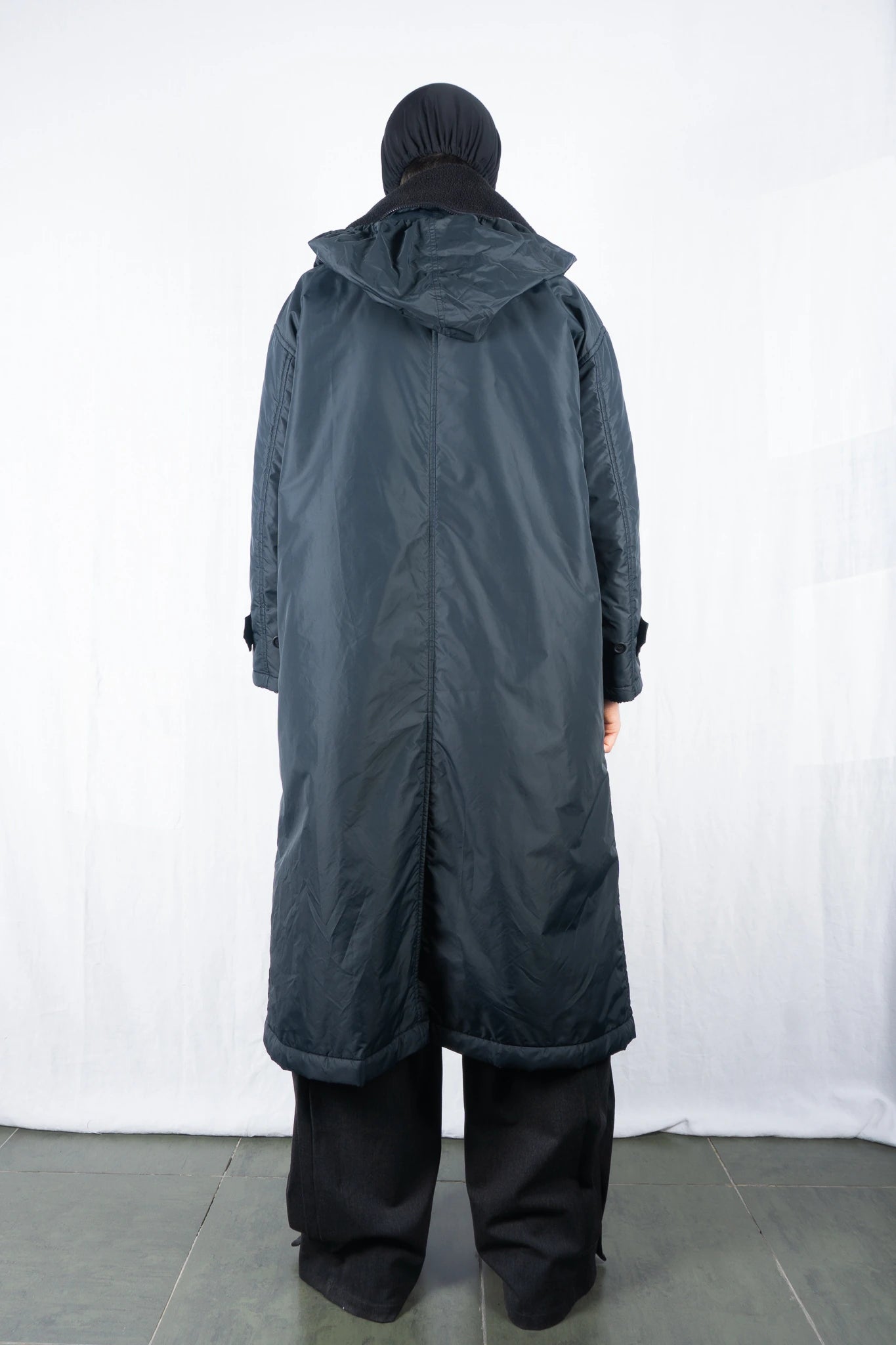 Issey Miyake Wind Coat 80s – nylon texture detail | Recente Studio