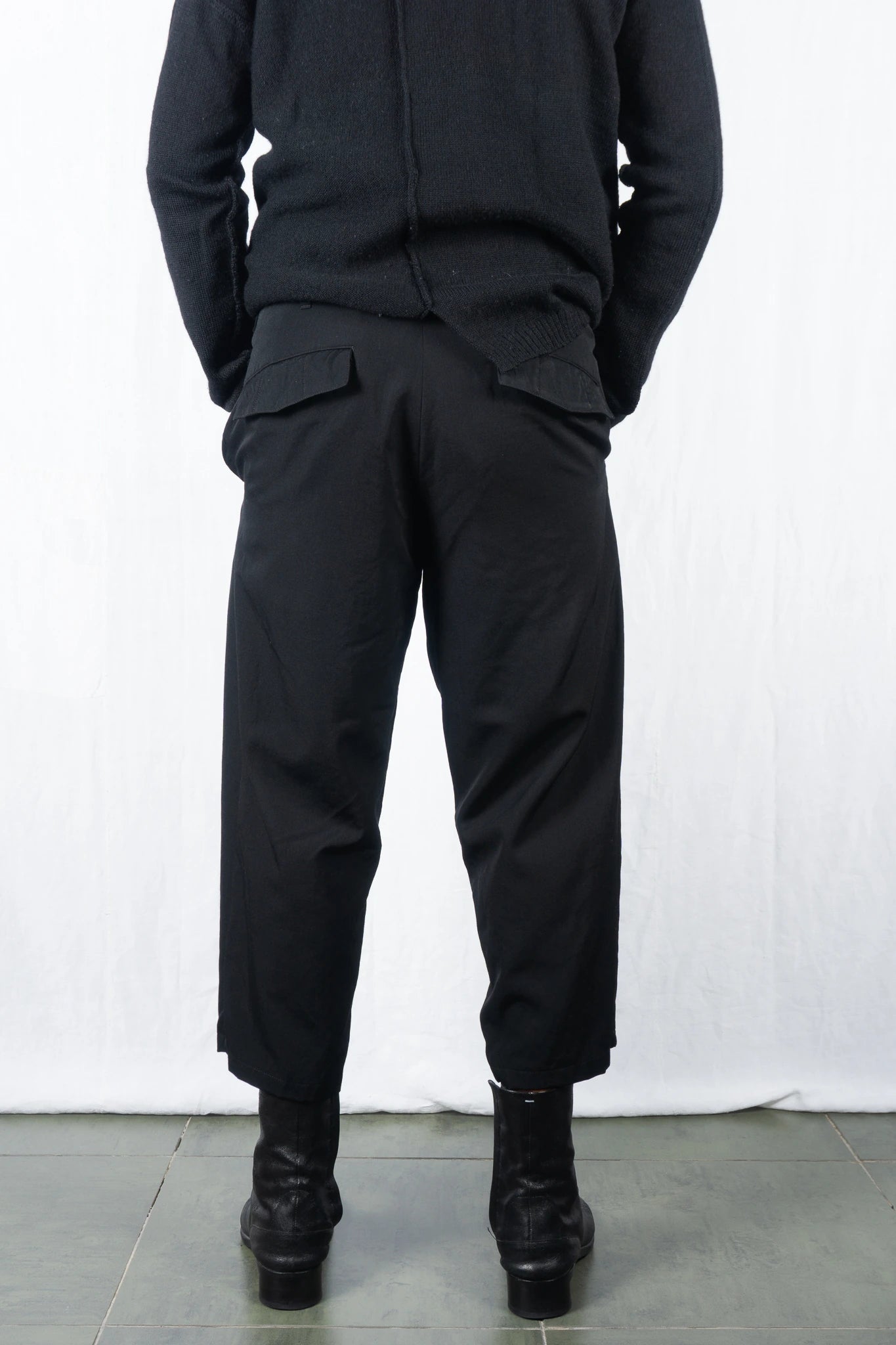 Yohji Yamamoto Pour Homme S/S 2019 double zipper pants – zipper detail | Recente Studio