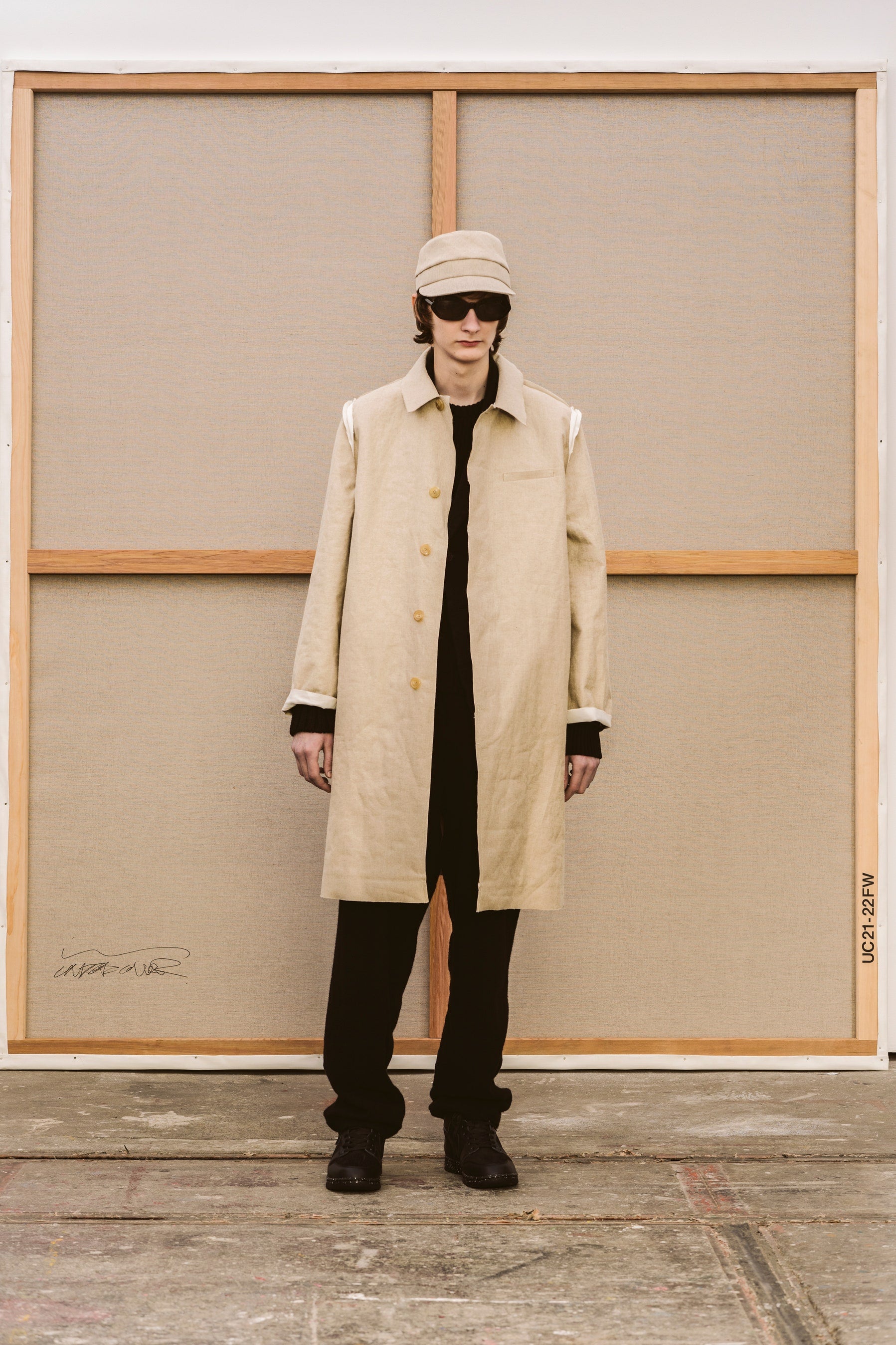 Undercover Jun Takahashi AW21 coat – back view | Recente Studio