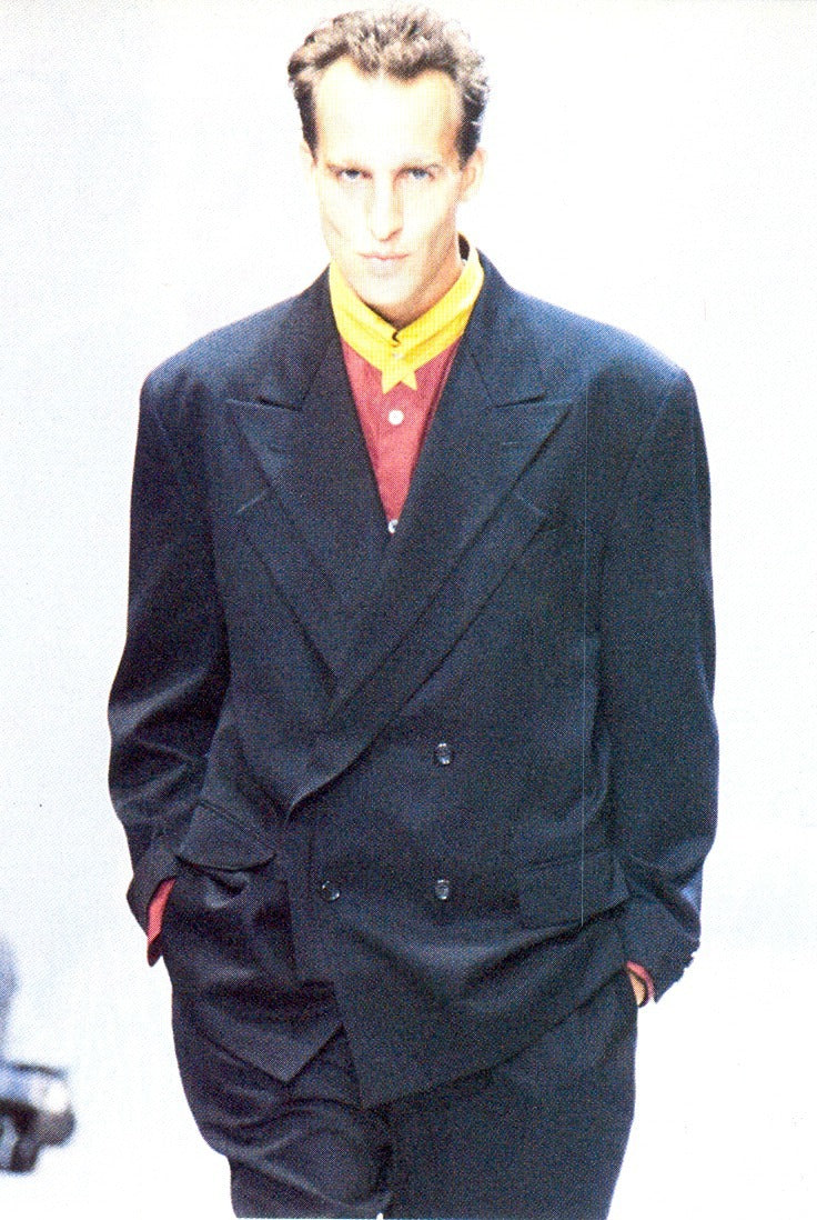 Comme des Garçons Homme Plus SS90 double collar jacket – runway | Recente Studio
